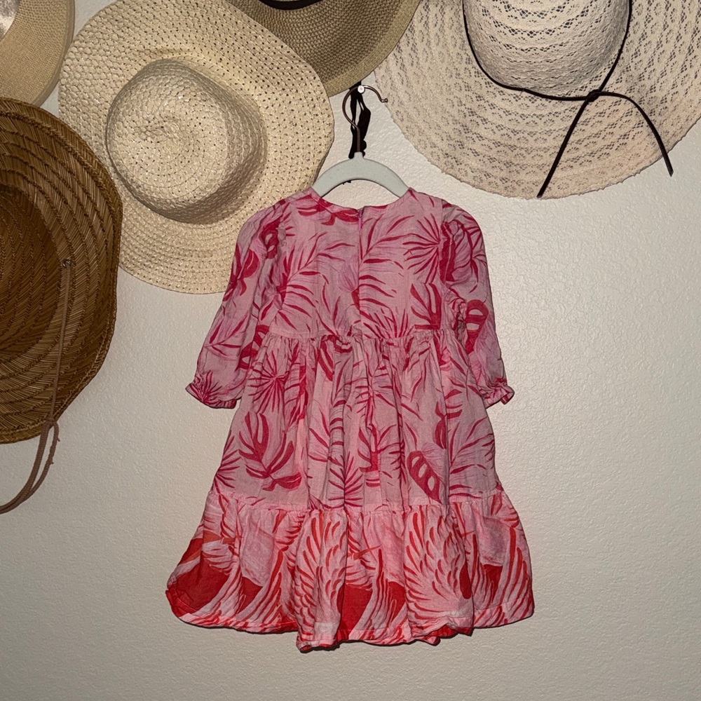 Briton Court Ombré Pink Floral Dress, Size 2 Years - Picture 2 of 5